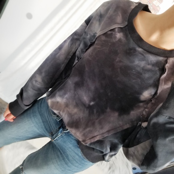 Last3️⃣🆕MIDNIGHT Slouchy Tie Dye Sweatshirt - Picture 4 of 8